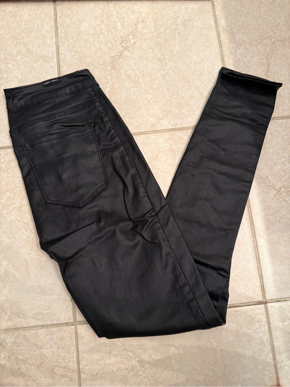 Almost Famous Juniors' Faux-Leather Skinny Pants